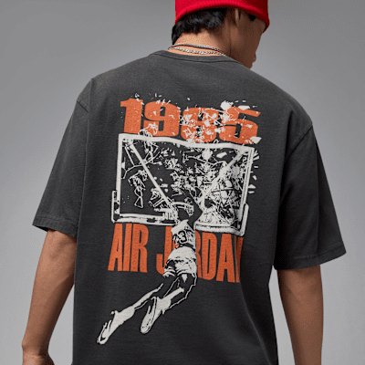 ★Nike★ Jordan Brooklyn Oversized Graphic T-Shirt M Starfis Jordan Brooklyn Graphic T-Shirt 'Starfish'